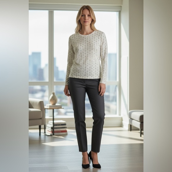 NWOT, ESPRIT, Cream Long Sleeve Shirt, Medium - Picture 4 of 9